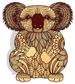 Zen koala F0002731 file cdr and dxf free vector download for print or laser engraving machines