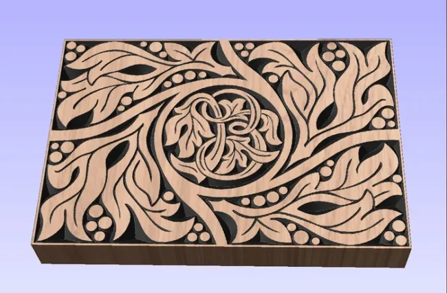 Box pattern - Free download vector file Laser cut and CNC Cut Wood