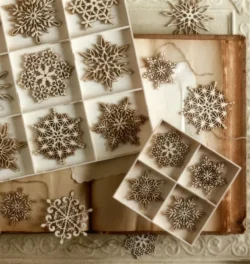 Laser Cut Christmas Tree Snowflakes