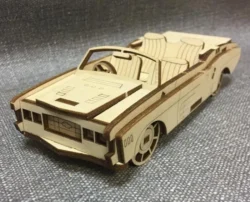 Laser Cut Convertible Car