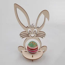 Laser Cut Easter Bunny Egg Holder