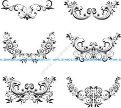 Floral Elements Vector