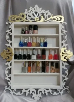 Laser Cut Nail Polish Rack