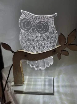 Owl 3D LED Night Light