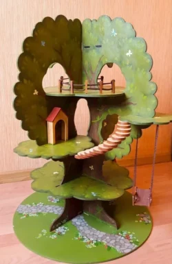 Laser Cut Tree House Model Kit