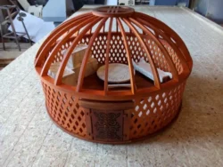 Yurt Jewelry Box – vector file Laser cut and CNC Cut Wood