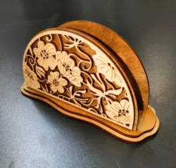 Laser Cut Decorative Napkin Holder