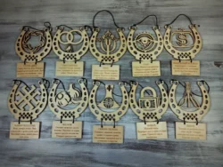 Laser Cut Horseshoe Trophies