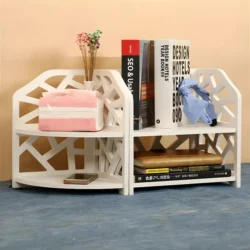 Laser Cut Book Storage Drawer Display Shelf Rack