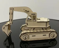 Laser Cut Excavator Visiting Card Holder