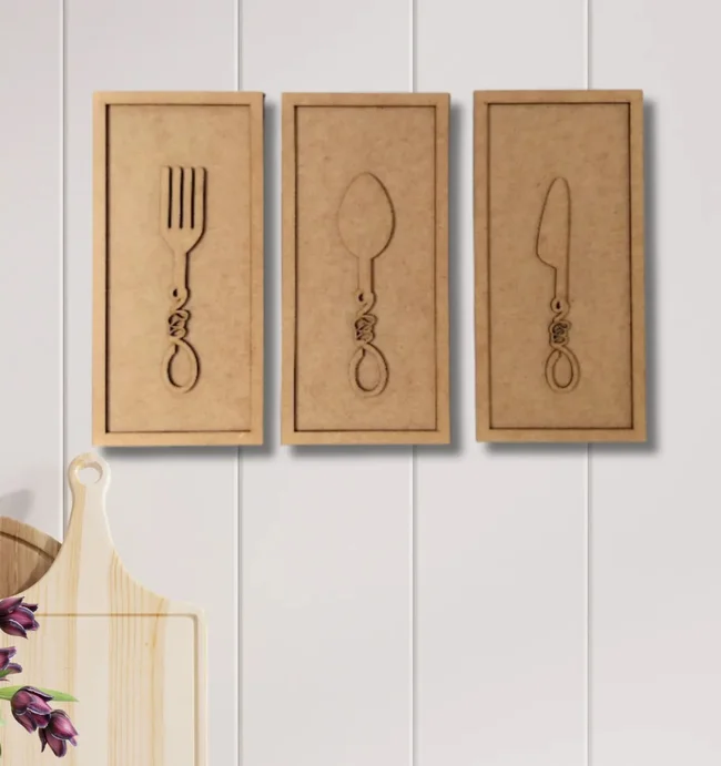 Laser Cut Kitchen Dining Room Wall Art