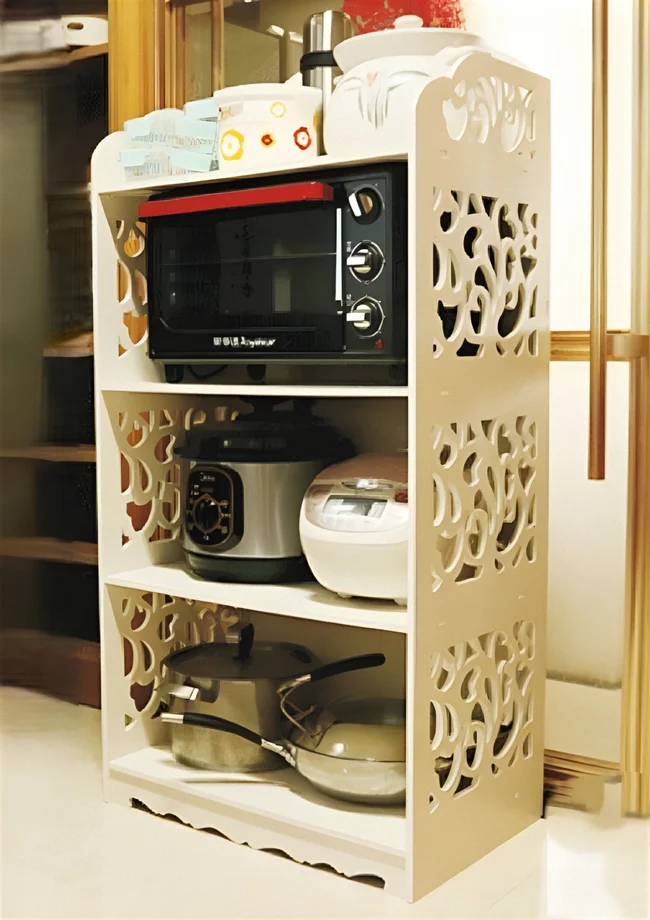 Laser Cut Shelf Rack for Kitchen