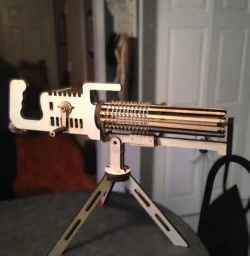 Laser Cut Machine Gun 3D Puzzle