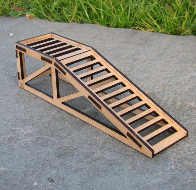 Model Ramp - Free download vector file Laser cut and CNC Cut Wood