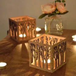 Laser Cut Night Light Lamp