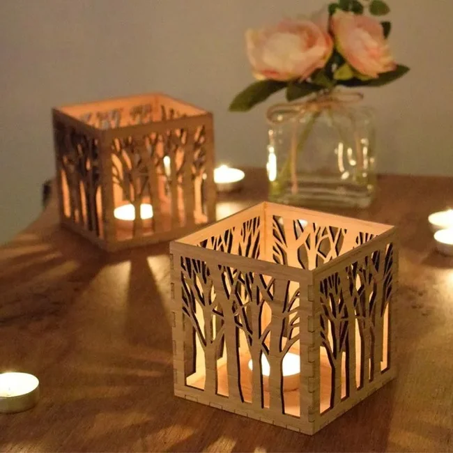 Night Light Lamp - Free download vector file Laser cut and CNC Cut Wood