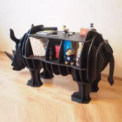 Rhino Bookshelf 8mm Laser Cut