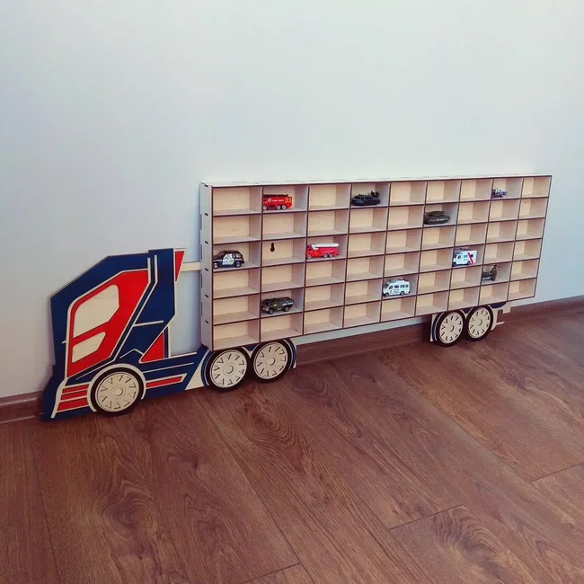 Shelf Truck - Free download vector file Laser cut and CNC Cut Wood