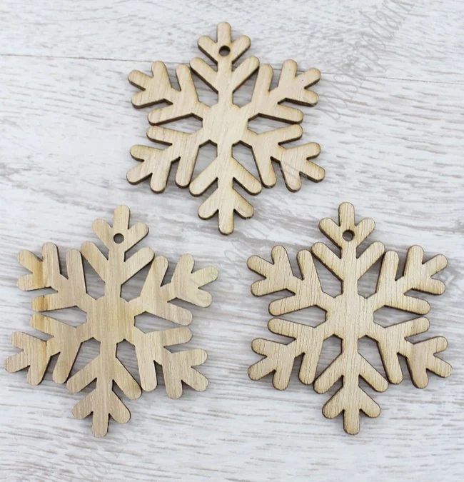 Snowflakes - Free download vector file Laser cut and CNC Cut Wood