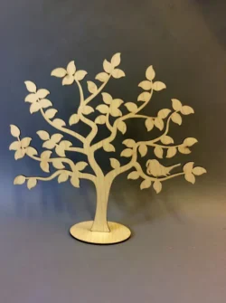 Tree 3D Stand – Free download vector file Laser cut and CNC Cut Wood