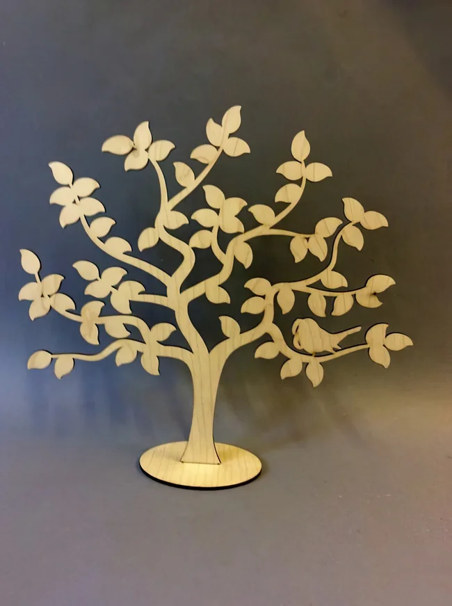 Tree 3D Stand - Free download vector file Laser cut and CNC Cut Wood