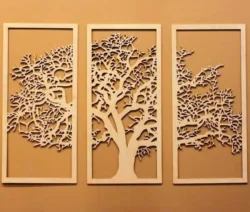 Laser Cut Wall Decor Tree