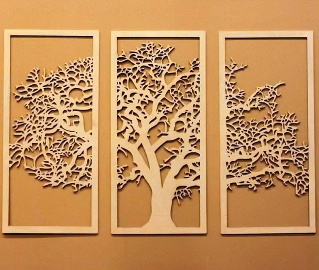 Wall Decor Tree - Free download vector file Laser cut and CNC Cut Wood