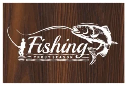 Annual salmon fishing competition E0003435 – file cdr and dxf free vector download for print or laser engraving machines