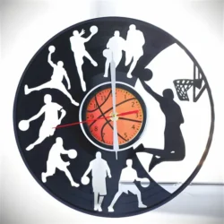 Basketball Clock E0003148 free download vector files Laser cut and CNC cut wood