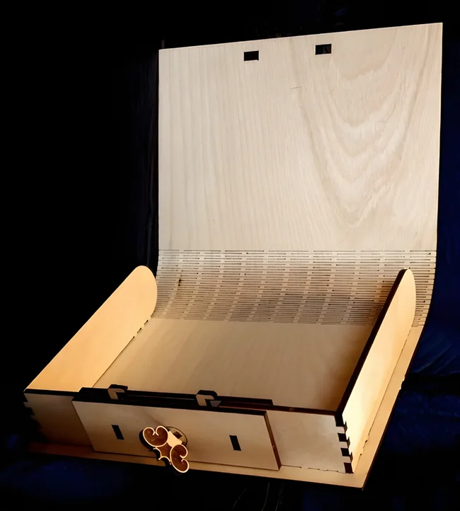 Book Box - Free download vector file Laser cut and CNC Cut Wood