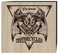 Bull Moto Sticker E0003221 file cdr and dxf free vector download for print or laser engraving machines