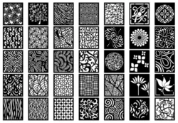 Decorative Screen Patterns Collection E0003150 free download vector files Laser cut and CNC cut wood