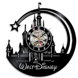 Disney vinyl clocks – Free download vector file Laser cut and CNC Cut Wood