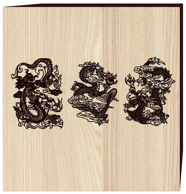 Dragon E0003264 file cdr and dxf free vector download for print or laser engraving machines