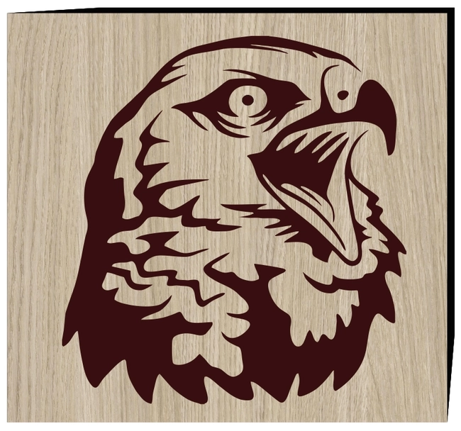 Falcon symbol of dominance E0003197 file cdr and dxf free vector download for print or laser engraving machines