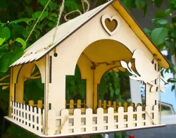 Feeder House E0003146 free download vector files Laser cut and CNC cut wood