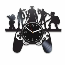 Gamer clock – Free download vector file Laser cut and CNC Cut Wood