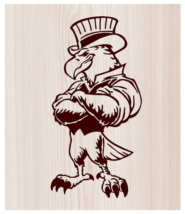 Gentleman eagle E0003492 file cdr and dxf free vector download for print or laser engraving machines