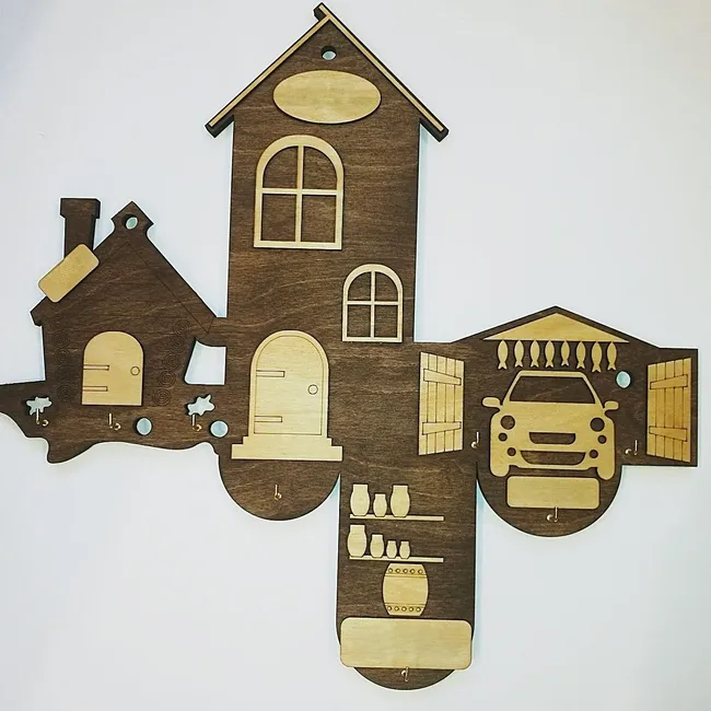 House keeper E0003156 free download vector files Laser cut and CNC cut wood