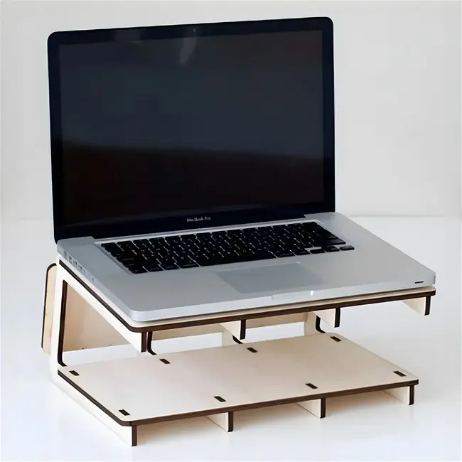 Laptop Stand - Free download vector file Laser cut and CNC Cut Wood