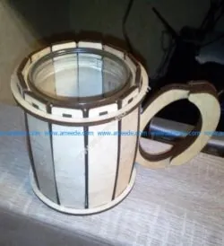 Laser Cut Cup Holder