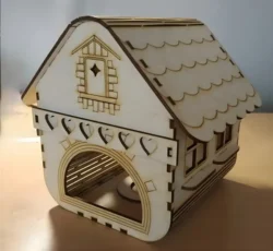 Laser Cut Small Wooden House