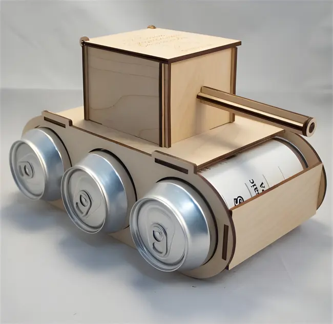 Laser Cut Tank Drink Holder