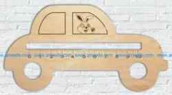 Model laser cutting ruler