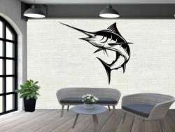 Ocean swordfish E0003432 file cdr and dxf free vector download for print or laser engraving machines