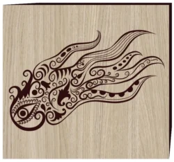 Octopus E0003062 file cdr and dxf free vector download for print or laser engraving machines