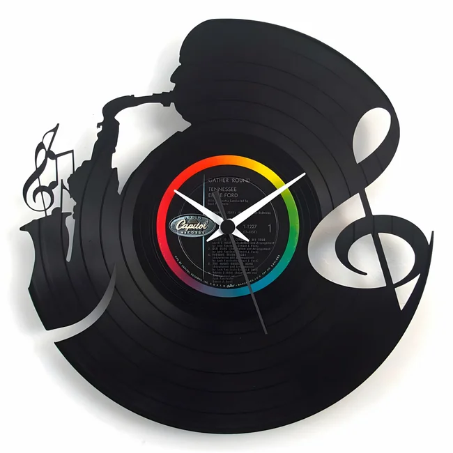 Orologio in vinile Music Clock