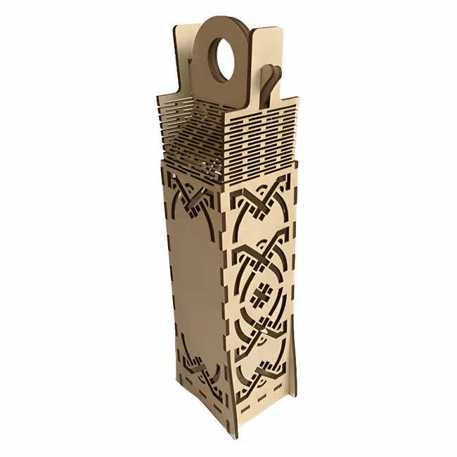 Packaging for Bottles - Free download vector file Laser cut and CNC Cut Wood