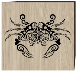 Pattern of sea crabs E0003051 file cdr and dxf free vector download for print or laser engraving machines