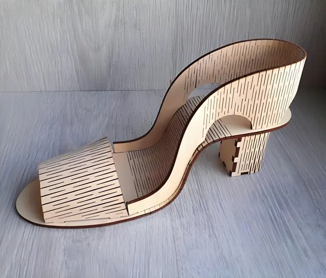 Shoe Template - Free download vector file Laser cut and CNC Cut Wood